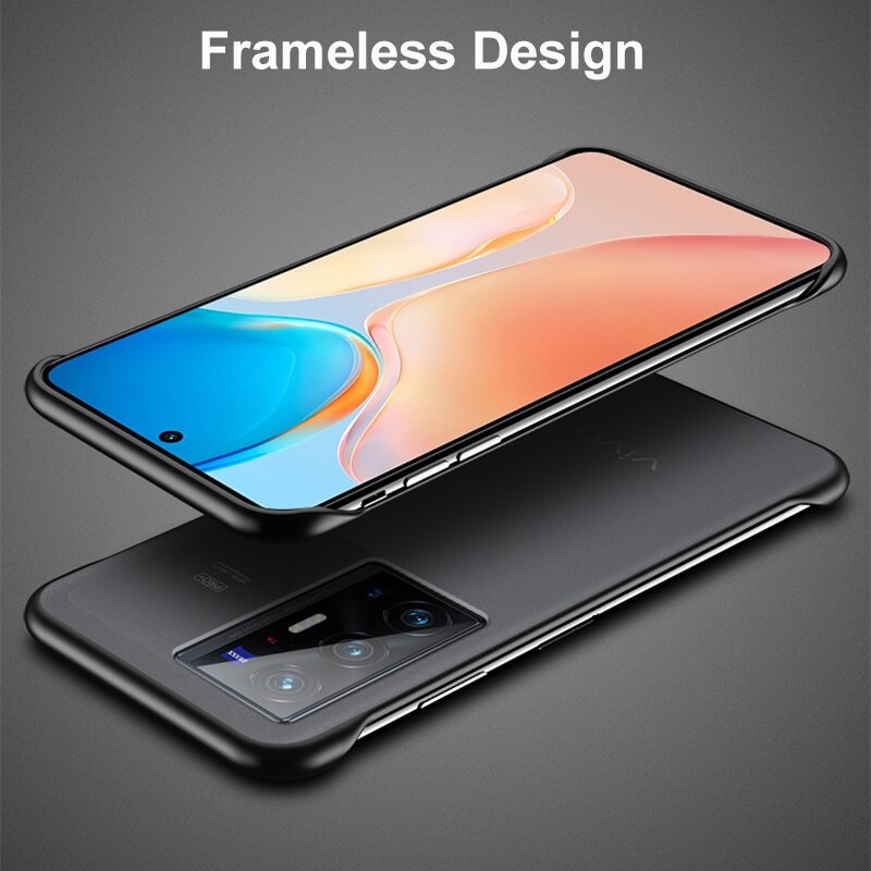 Ốp Điện Thoại pc Cứng Không Viền Cho vivo x80 x70 pro plus x50 x60 s12 s9 s10 iqoo 8 pro iqoo7 z5 vivo iqoo9pro