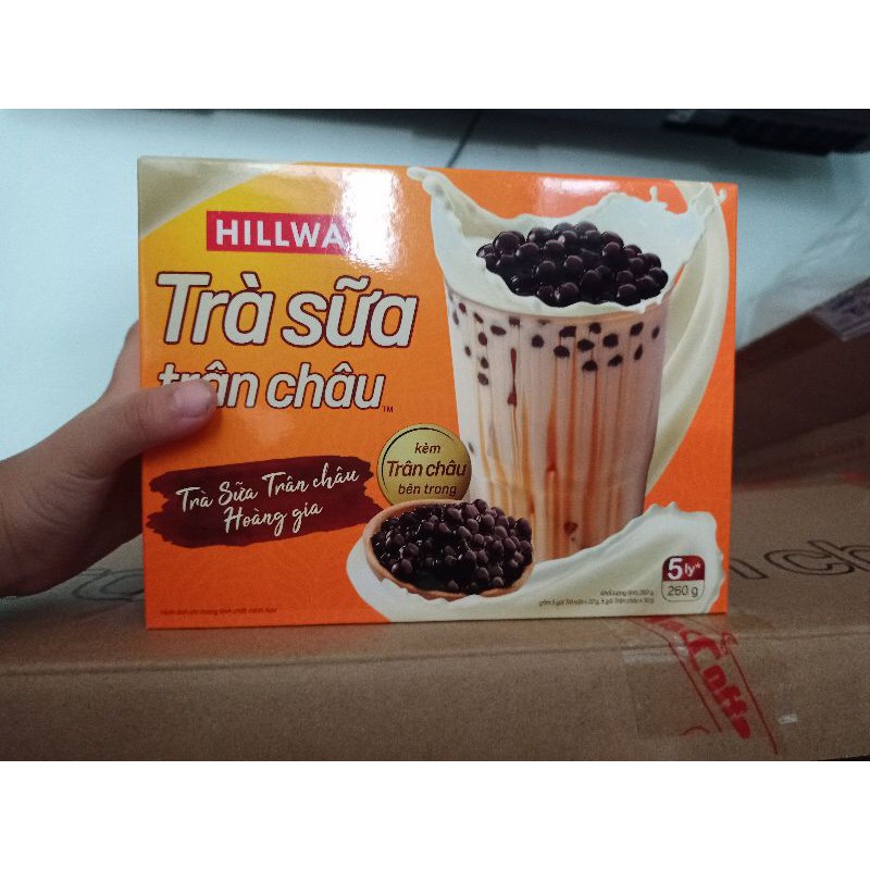 [Mã GROSALEHOT giảm 8% đơn 250K] Trà Sữa Trân Châu Hoàng Gia HILLWAY( 5 gói trà sữa+ 5 gói trân châu) | BigBuy360 - bigbuy360.vn