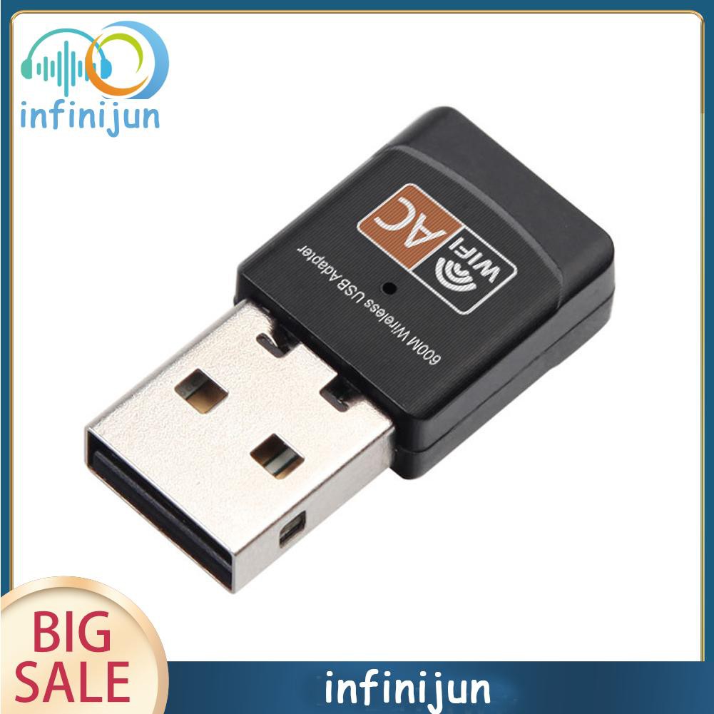 Usb Wifi 600mbps 2.4g/5g Hz 802.11ac | BigBuy360 - bigbuy360.vn