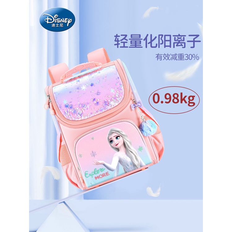 Balo Đi Học Họa Tiết Công Chúa Băng Giá Elsa Phong Cách Mới Dành Cho Bé Gái 2022