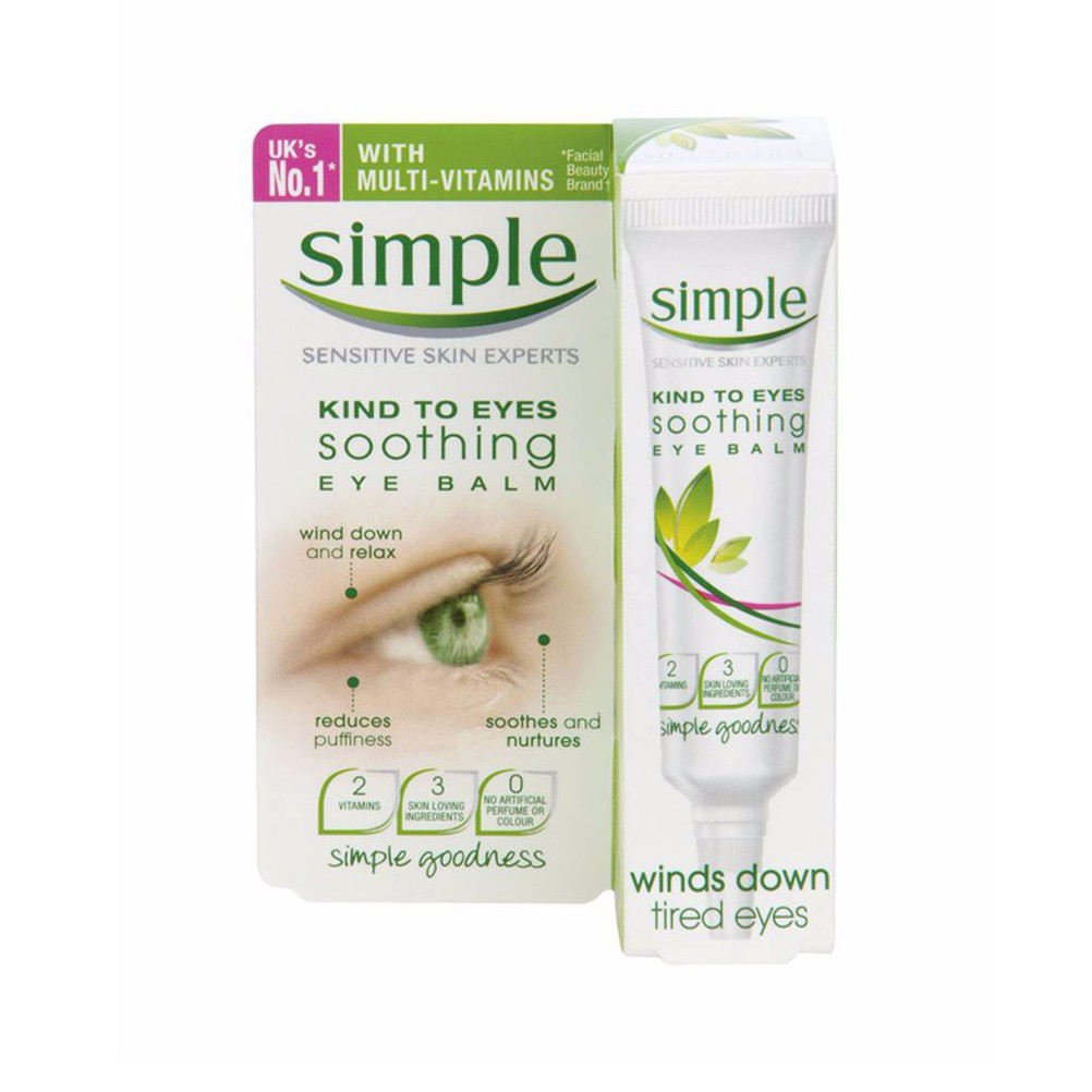 Kem dưỡng mắt Simple Kind To Eyes Soothing Eye Balm