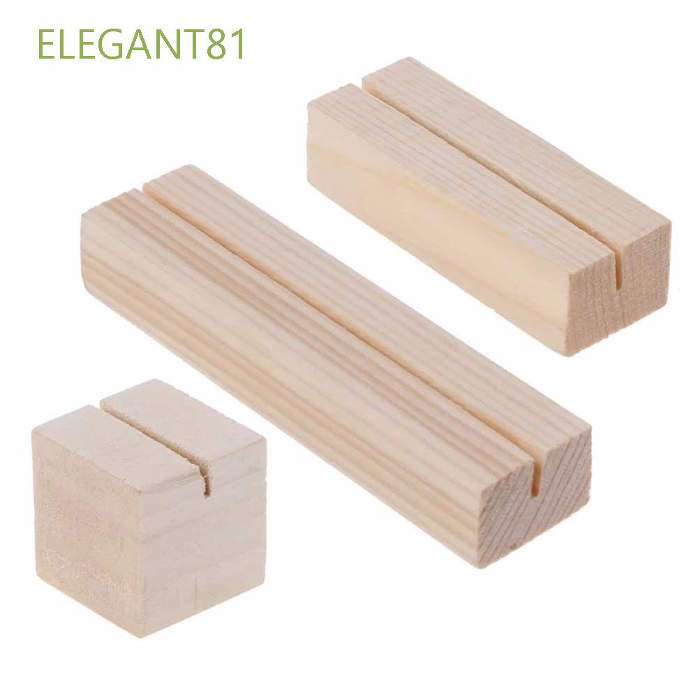 Giá Đỡ Kẹp Ảnh / Giấy Ghi Chú / Ảnh Để Bàn Bằng Gỗ Tự Nhiên Thanh Lịch81