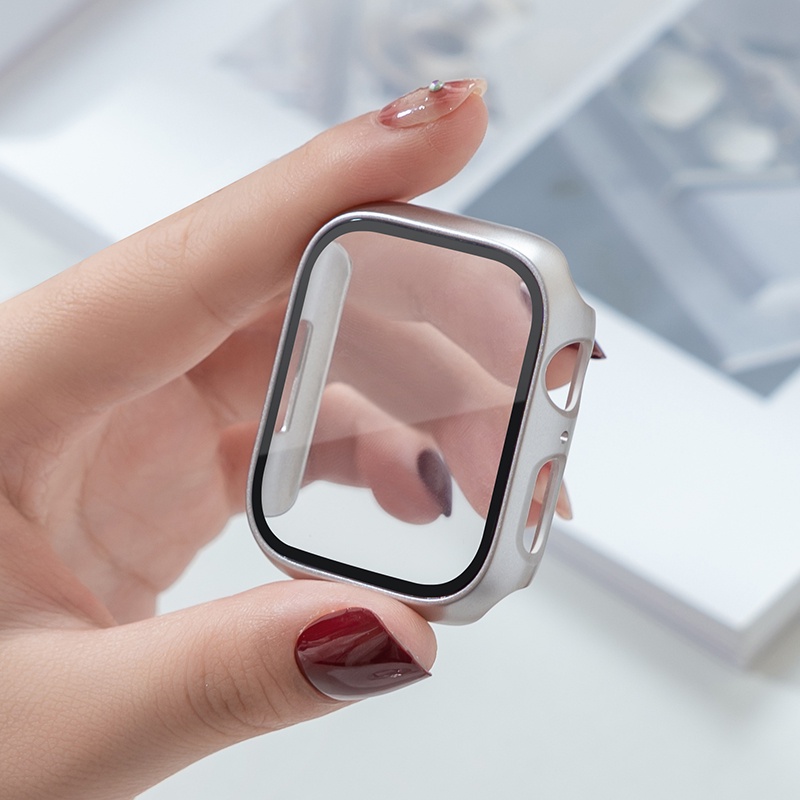 Ốp bọc bảo vệ cho đồng hồ thông minh Apple Watch dòng 7 6 5 4 3 2 1 45mm 41mm 42mm 38mm tuỳ chọn