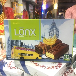 Bánh LonX chuối & caramel