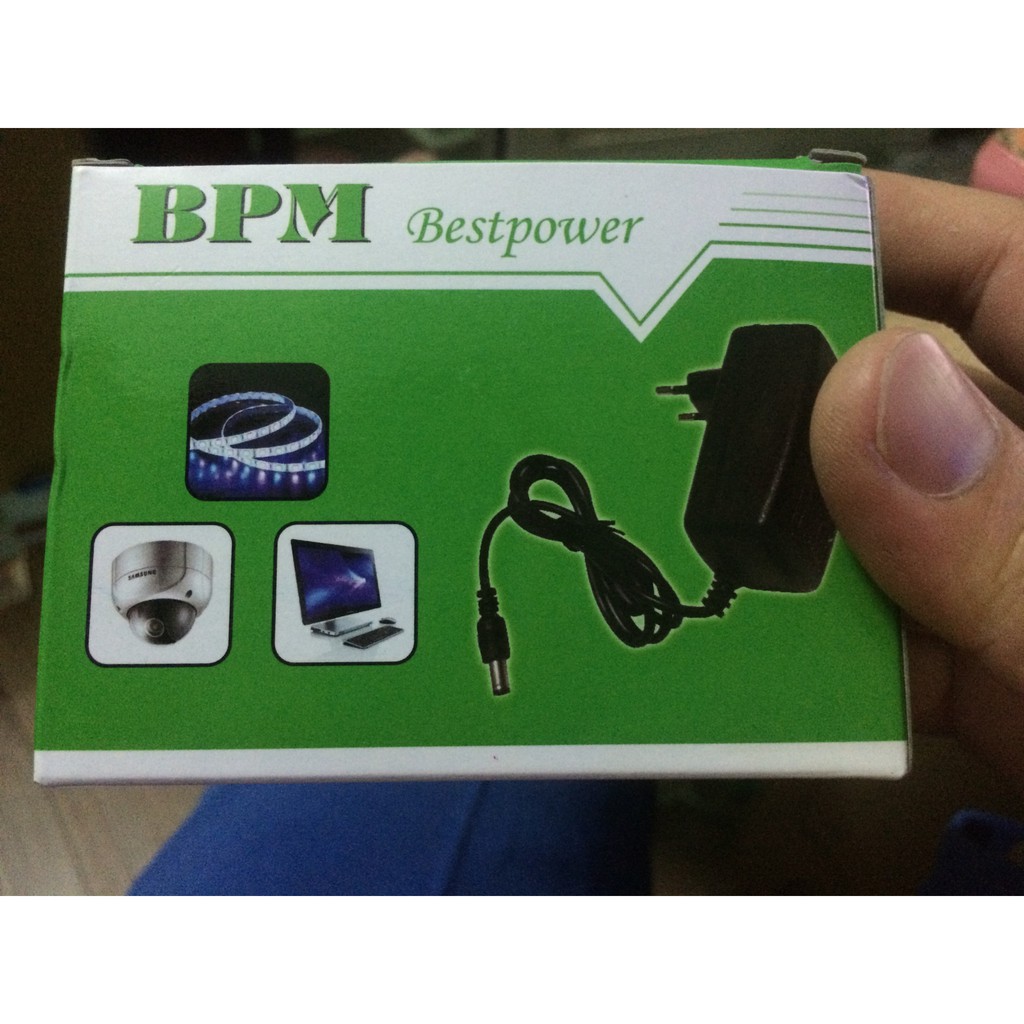 Nguồn Adapter 12V-2A BPM Có Đèn Báo (Chính Hãng)