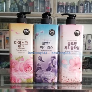 Sữa tắm hương nước hoa On The Body Hàn Quốc 900g