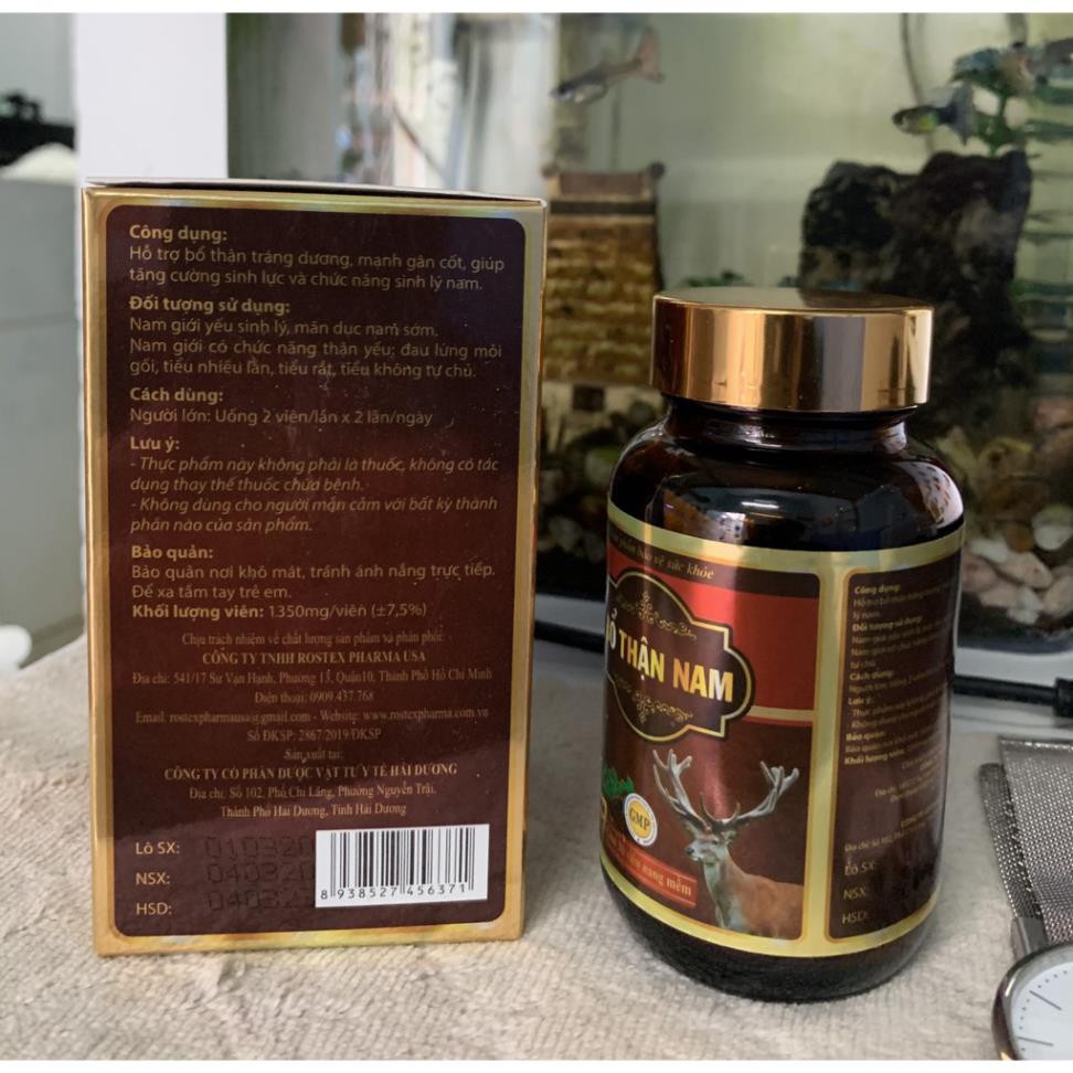 Bổ Thận Nam Bổ thận tráng dương, mạnh gân cốt (Hiệu Quả) (Mẫu mới)