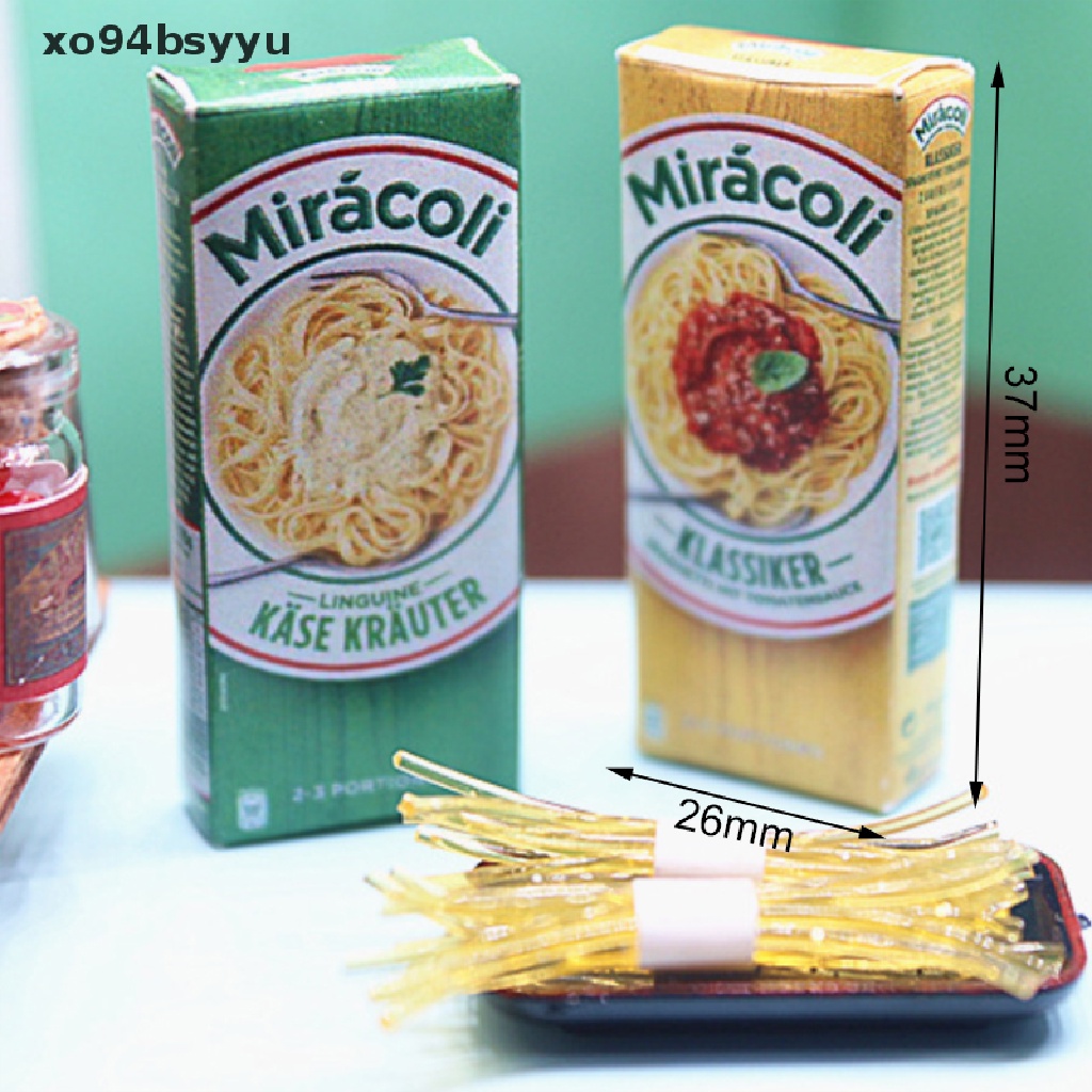 Hộp Mì Spaghetti xo94bsyyu 1: 12 Trang Trí Nhà Búp Bê