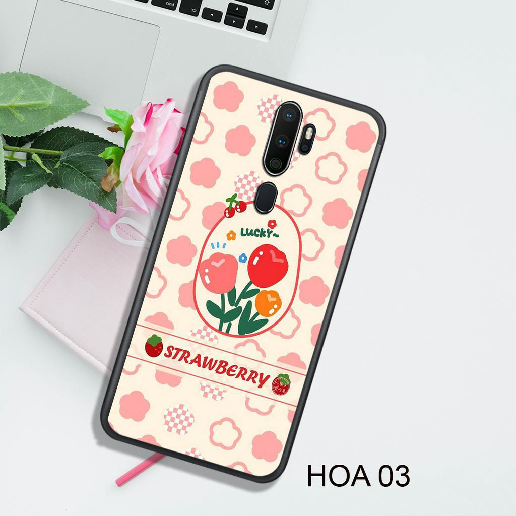 Ốp Lưng  OPPO A5 2020 - A9 2020 - F5 - F7 - F11 - F11 PRO , In Hình HOA, Màu Sắc Bắt Mắt.