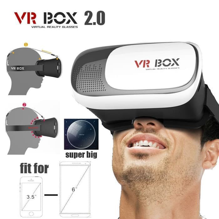 Kính Thực Tế Ảo 3d Vr Box Cho Điện Thoại Thông Minh