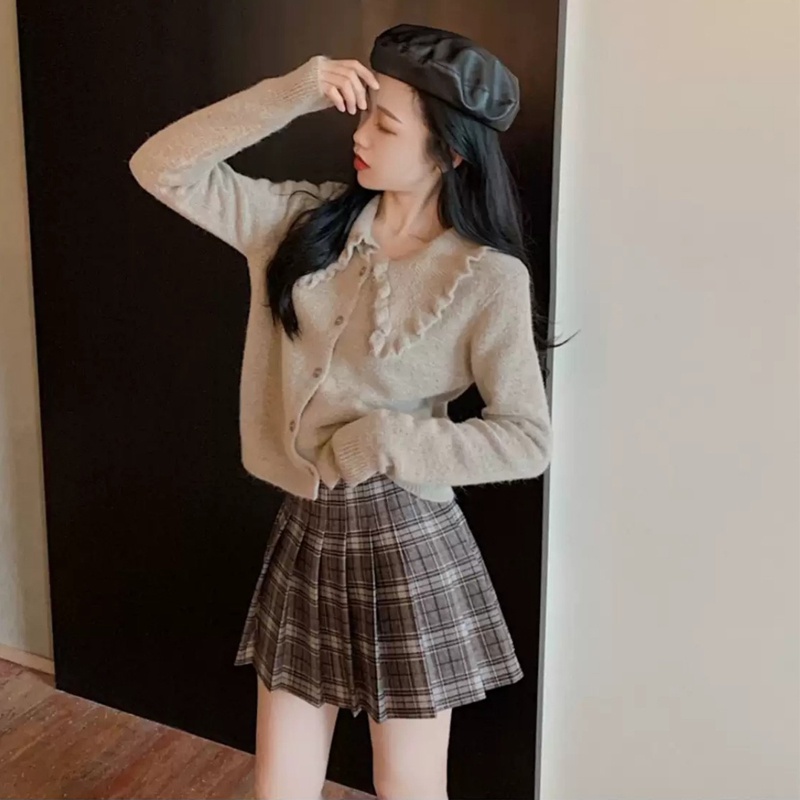 Chân váy tennis kẻ caro kiểu chân váy xoè xếp ly có lót trong cạp lưng cao mặc đi chơi học làm tập thể thao đẹp | BigBuy360 - bigbuy360.vn