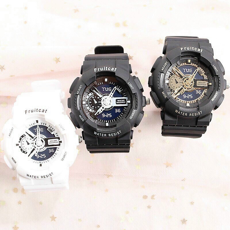 Đồng hồ unisex điện tử S002 kiểu dáng thể thao, cá tính