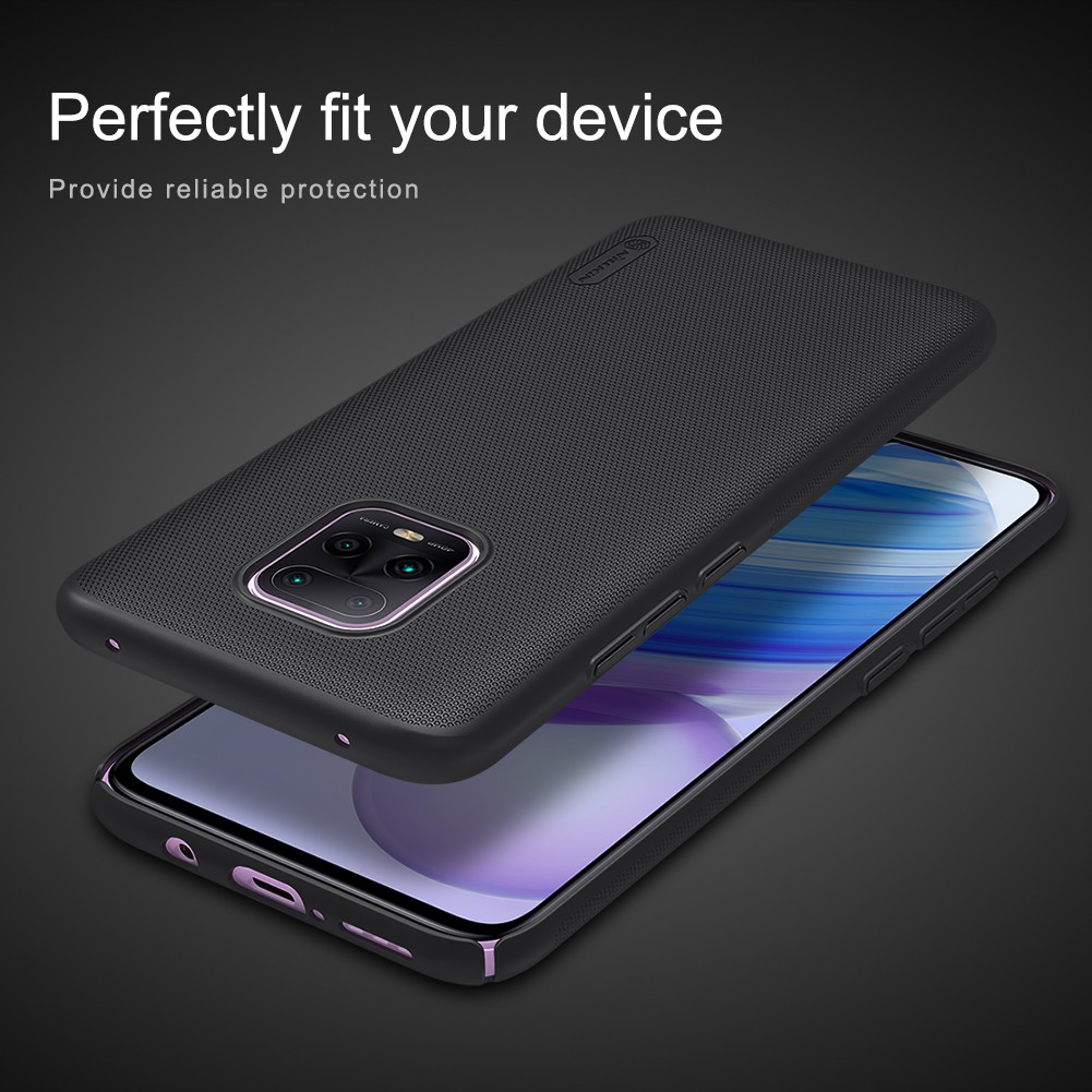 Xiaomi Redmi 10x 5G / 10x Pro 5G -Ốp lưng chính hãng Nillkin nhựa cứng lưng sần chống bám mồ hôi và vân tay
