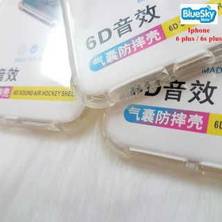 Ốp lưng Iphone 6 Plus / 6s Plus chống sốc dẻo trong 6D