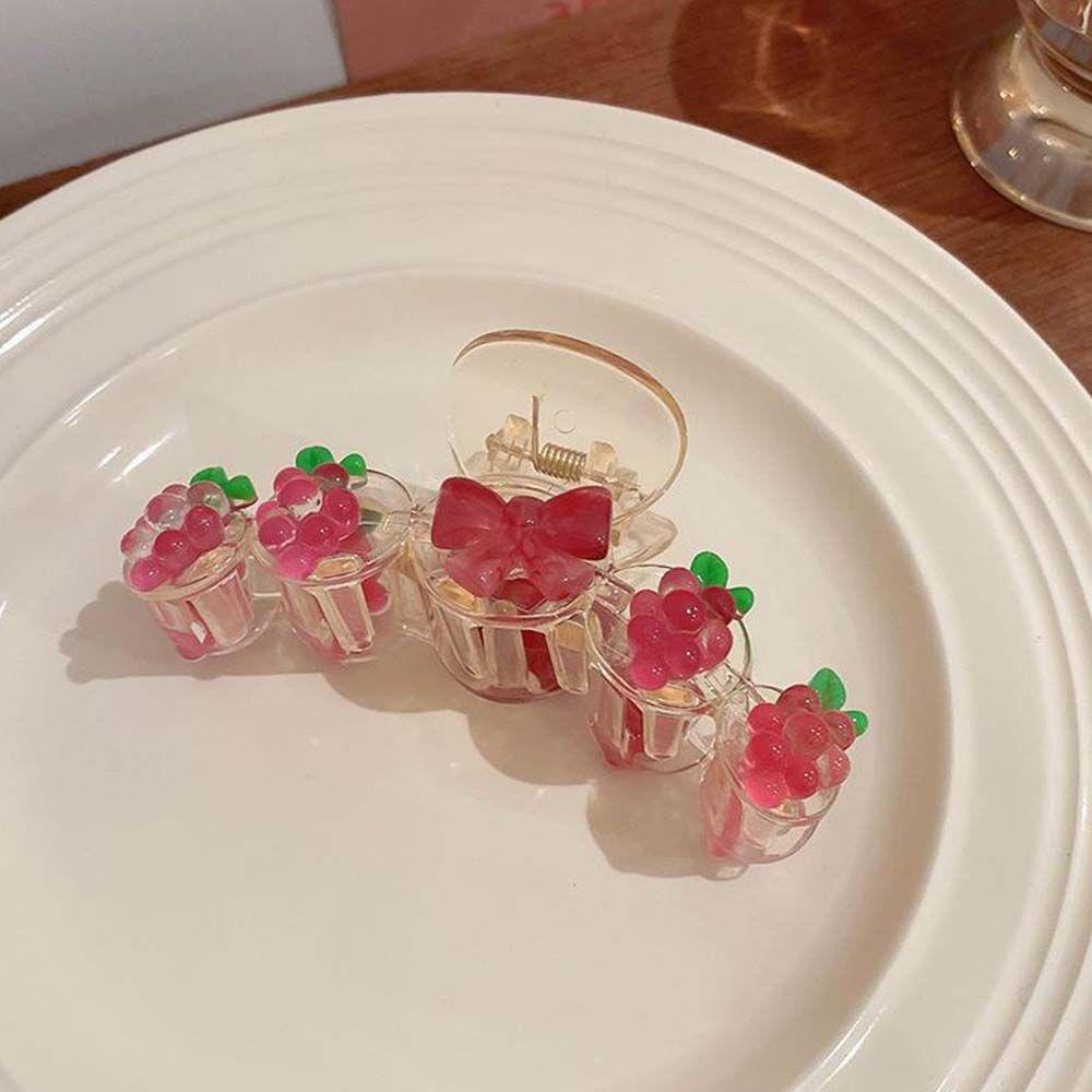 Kẹp Tóc Càng Cua Trong Suốt Phong Cách Hàn Quốc Cho Nữ