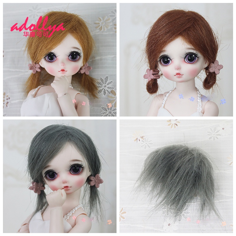 Tóc Giả Ngắn 15-22cm Thời Trang Cho Búp Bê BJD 1/3 1/4 1/6