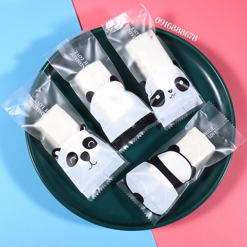 Túi Kẹo Nougat, túi Kẹo Hạnh Phúc Gấu Panda (200c/bịch)