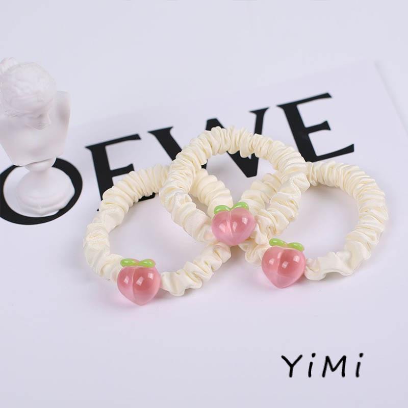 Dây Buộc Tóc Hình Quả Đào 2022 Thời Trang Hàn Quốc