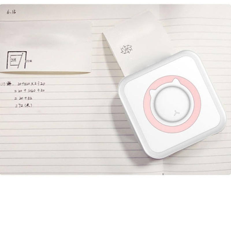 1 Bộ Máy In Di Động Không Dây Bluetooth Mini Bỏ Túi