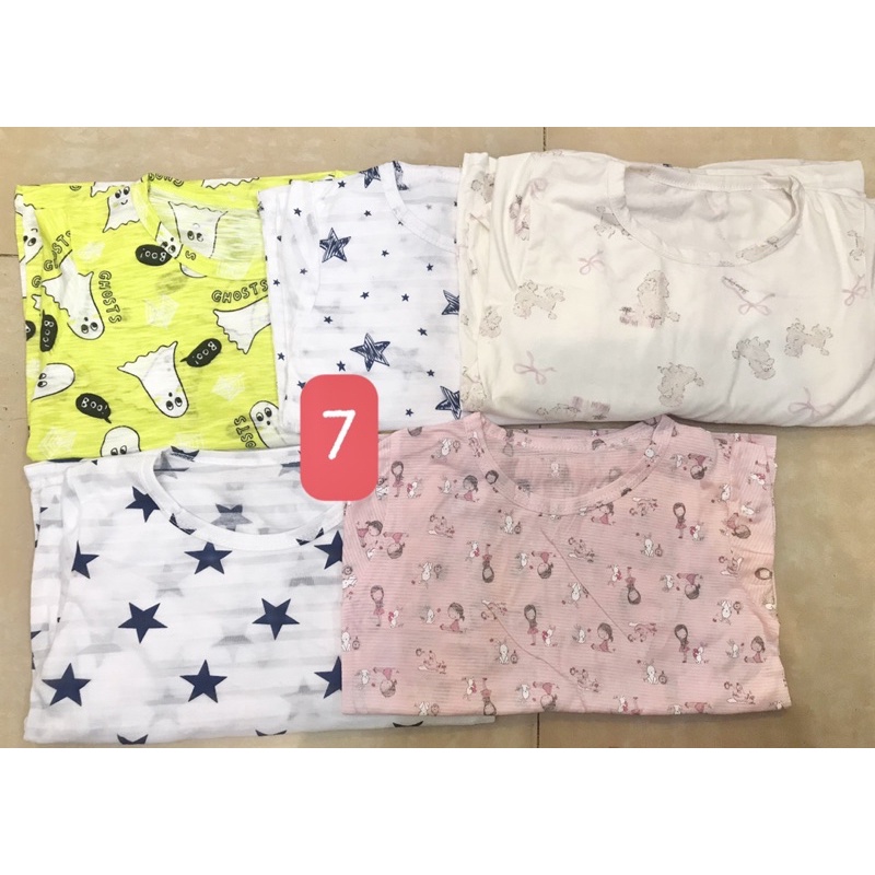 Bộ cotton gân giấy dài tay Moimoilpi xuất Hàn bé trai bé gái 9-21kg