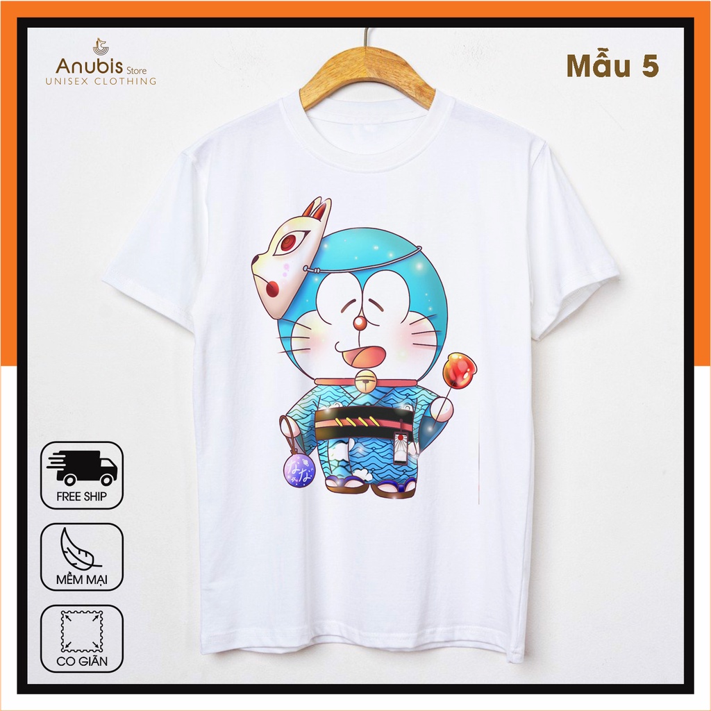 [5 MẪU] ÁO THUN UNISEX DORAEMON CUTE