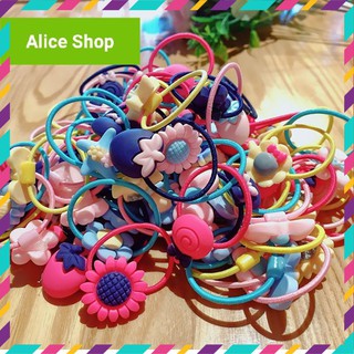 Dây thun buộc tóc, dây chun buộc tóc cho bé nhiều màu, Hàng đẹp