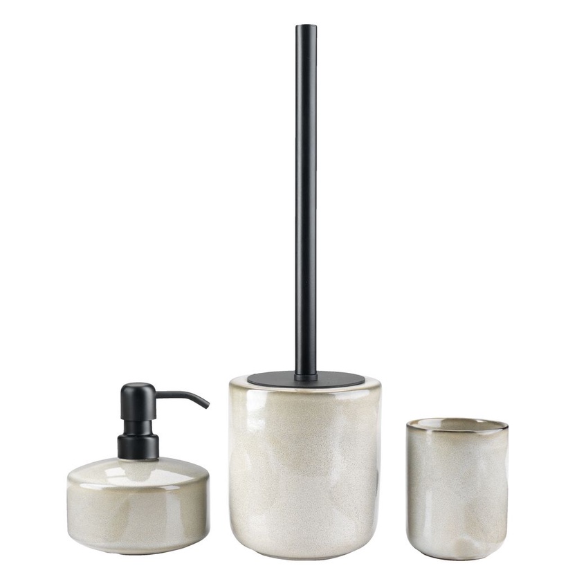Chổi cọ toilet | JYSK Kisa | gốm/ polypropylene | nâu nhạt | DK8xC10cm