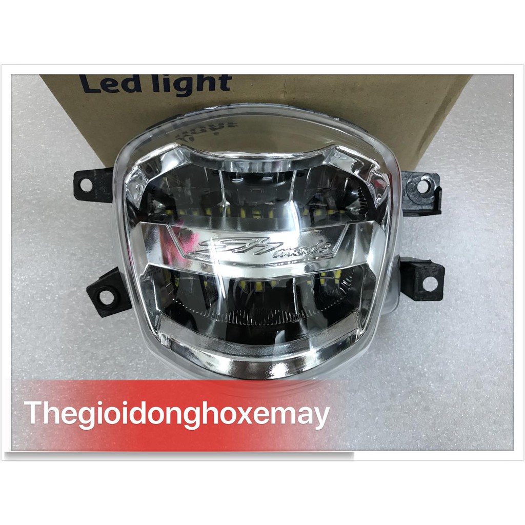 Đèn pha led 2 tầng cao cấp LED LIGHT cho xe SH MODE