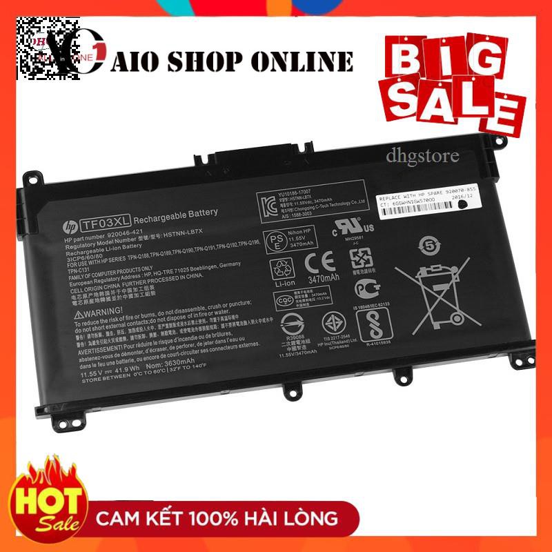 ⚡ Pin laptop HP Pavilion X360 17-AR 17-CA 17-DY, 240 245 G5 G7, 250 255 G5 G7, 348 G5, TF03XL, HSTNN-LB7X
