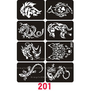 Khuôn xăm chưa kèm mực 201