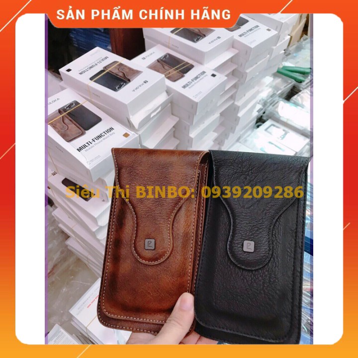 Bao da điện thoại đeo thắt lưng- bao da điện thoại thắt lưng Puloka