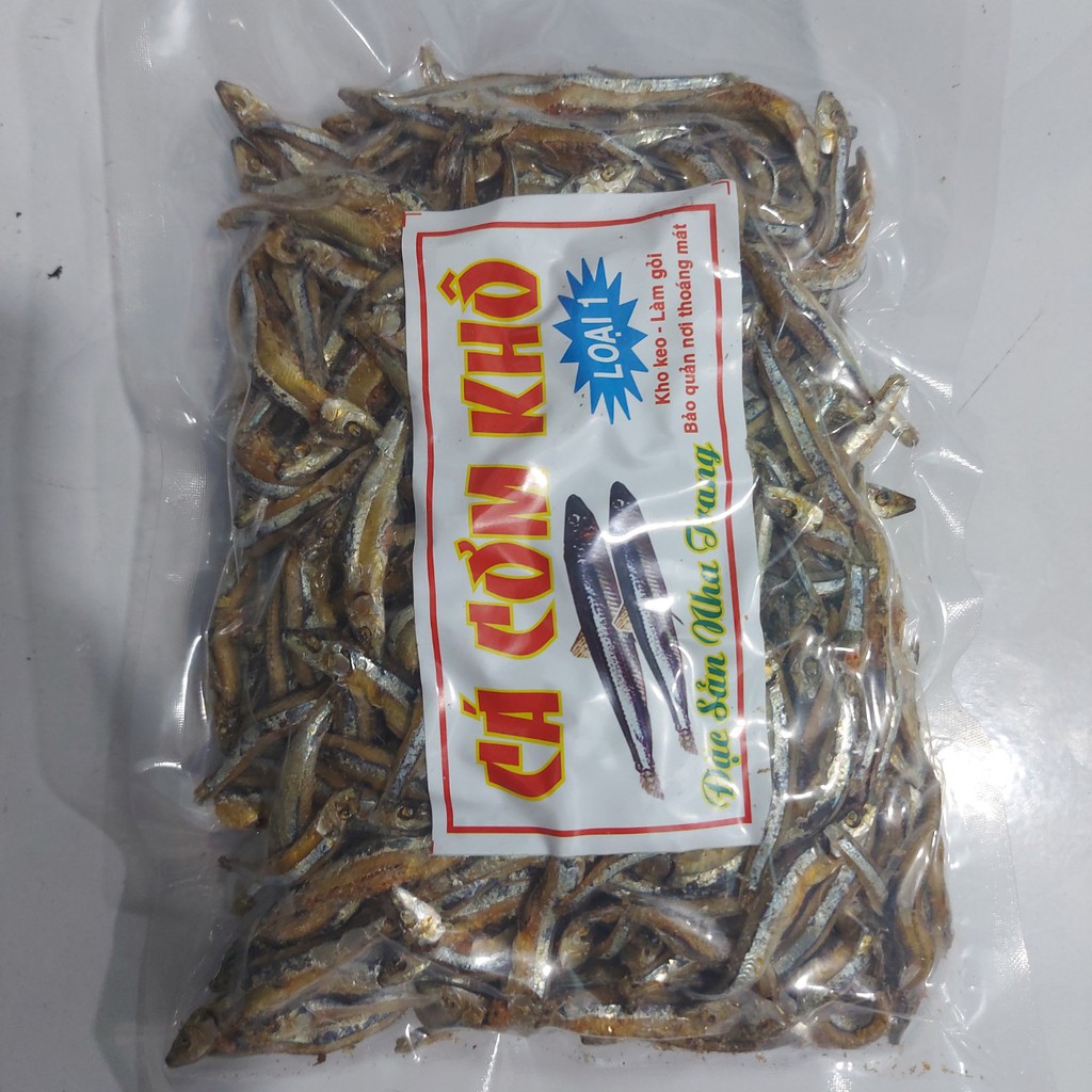 500 gram Cá cơm khô biển Nha Trang. Cá cơm khô sọc đen. Cá cơm khô