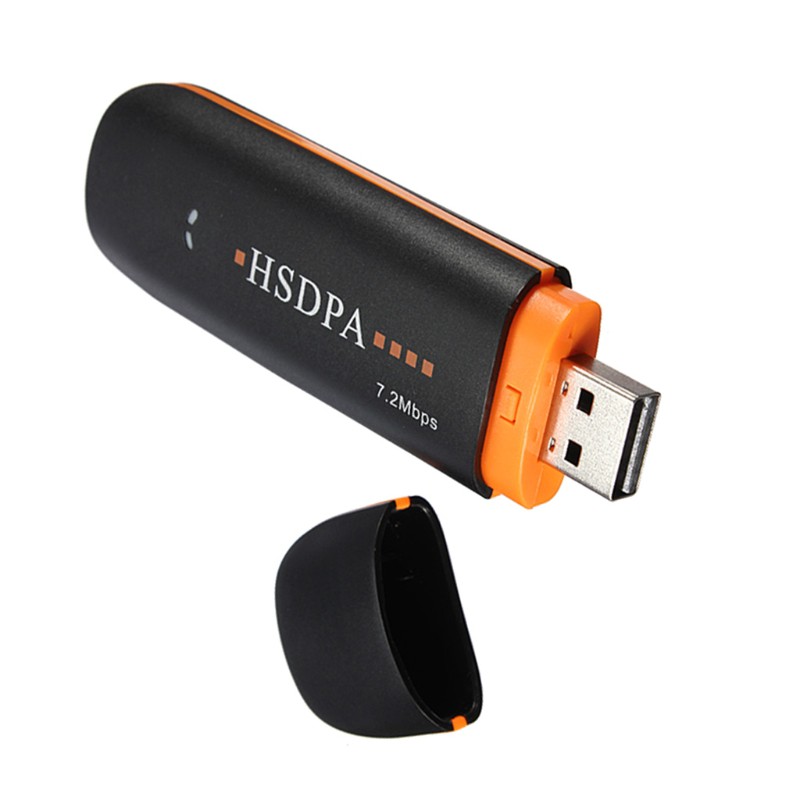 Bộ điều giải HSDPA USB STICK SIM nối mạng không dây 7.2Mbps 3G với thẻ TF SIM chất lượng cao