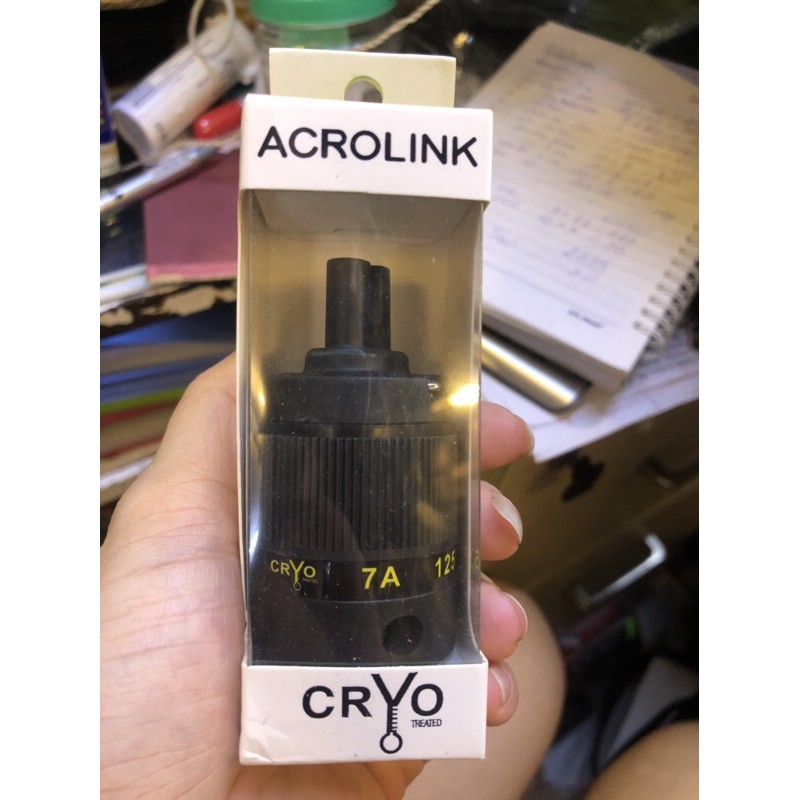 jack nguồn audio chuẩn số 8 ACROLINK cao cấp lõi đồng tím