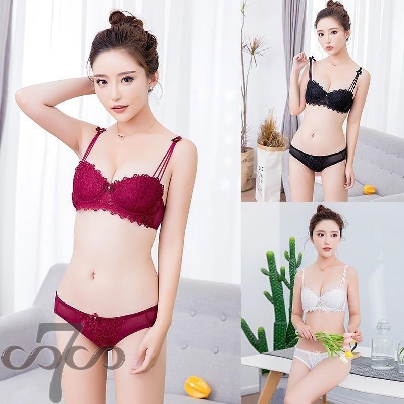 ❤co7co❤ Set nội y áo ngực và quần lót gợi cảm