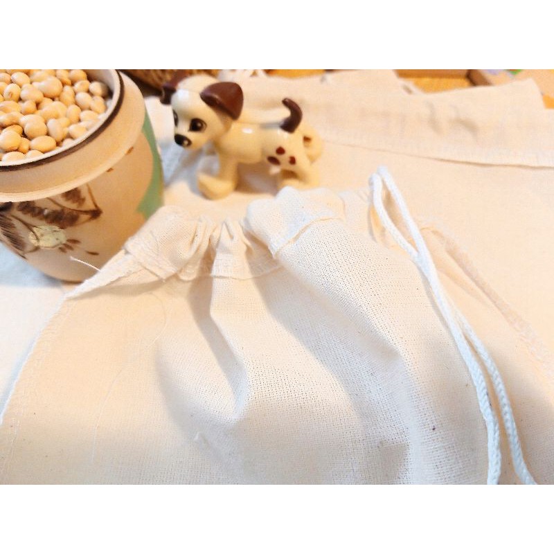 Túi lọc sữa đậu nành, sữa chua vải cotton tự nhiên không tẩy trắng có thể lọc sữa nóng an toàn cho sức khoẻ