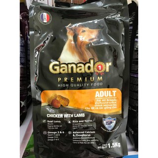 Thức ăn hạt cho chó lớn Ganador Adult 1,5kg