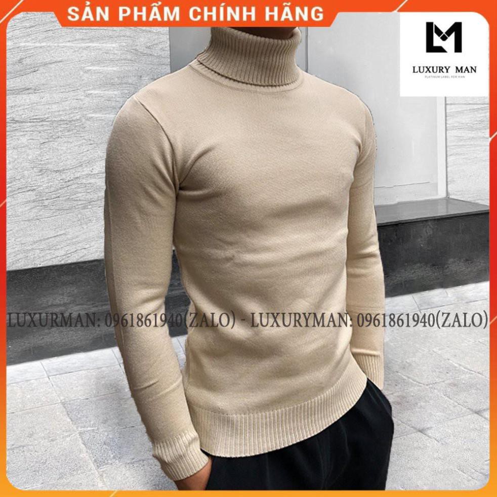 (HÀNG CAO CẤP) Áo len nam - áo len cổ lọ nam, chất len lông cừu cao cấp AL11, kiểu dáng hàn quốc mẫu mới 2020