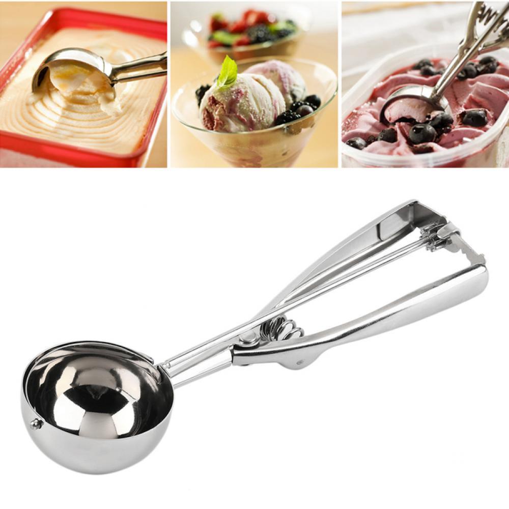 Muỗng Ăn Kem / Khoai Tây Nghiền Bằng Thép Không Gỉ Mới