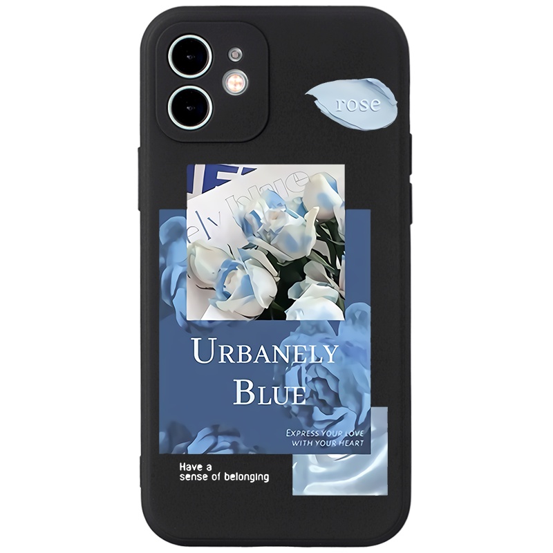 Ốp lưng JURSUE mềm viền vuông dễ thương đẹp cho iPhone 13 12 11 Pro Max SE 2020 X XR XS 8 7 ip 6S 6 Plus Y2041