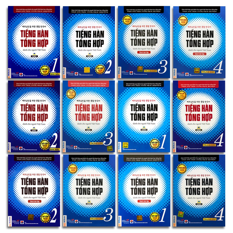 Sách - Tiếng Hàn Tổng Hợp Dành Cho Người Việt Nam - Phiên Bản Mới (12 quyển lẻ tùy chọn)