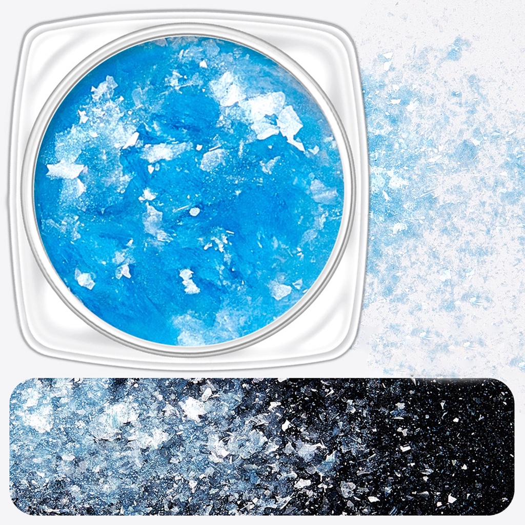 Hộp Kim Tuyến Trong Suốt Hình Đám Mây Dùng Trang Trí Móng Tay Nghệ Thuật