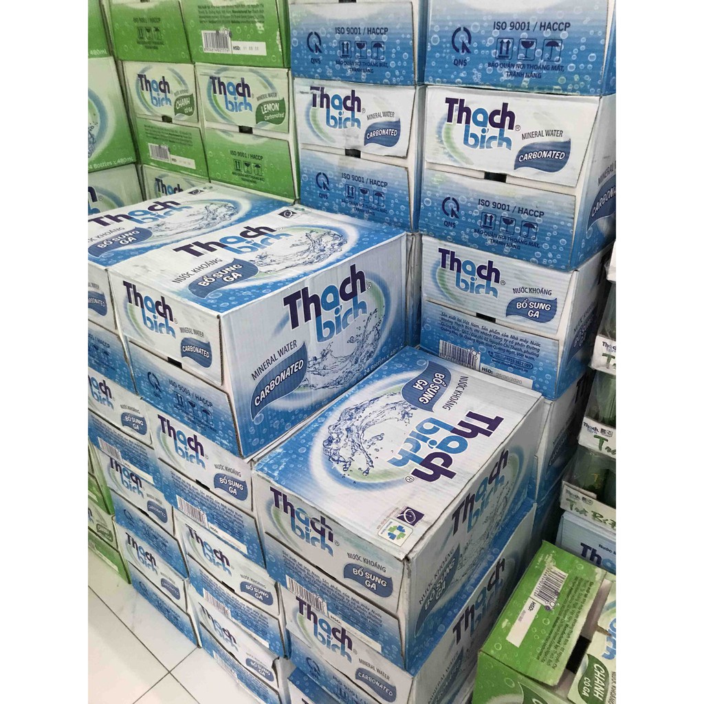 Nước Khoáng Lạt Thạch Bích Nước Khoáng Thạch Bích 1 lốc 6 chai 480ml