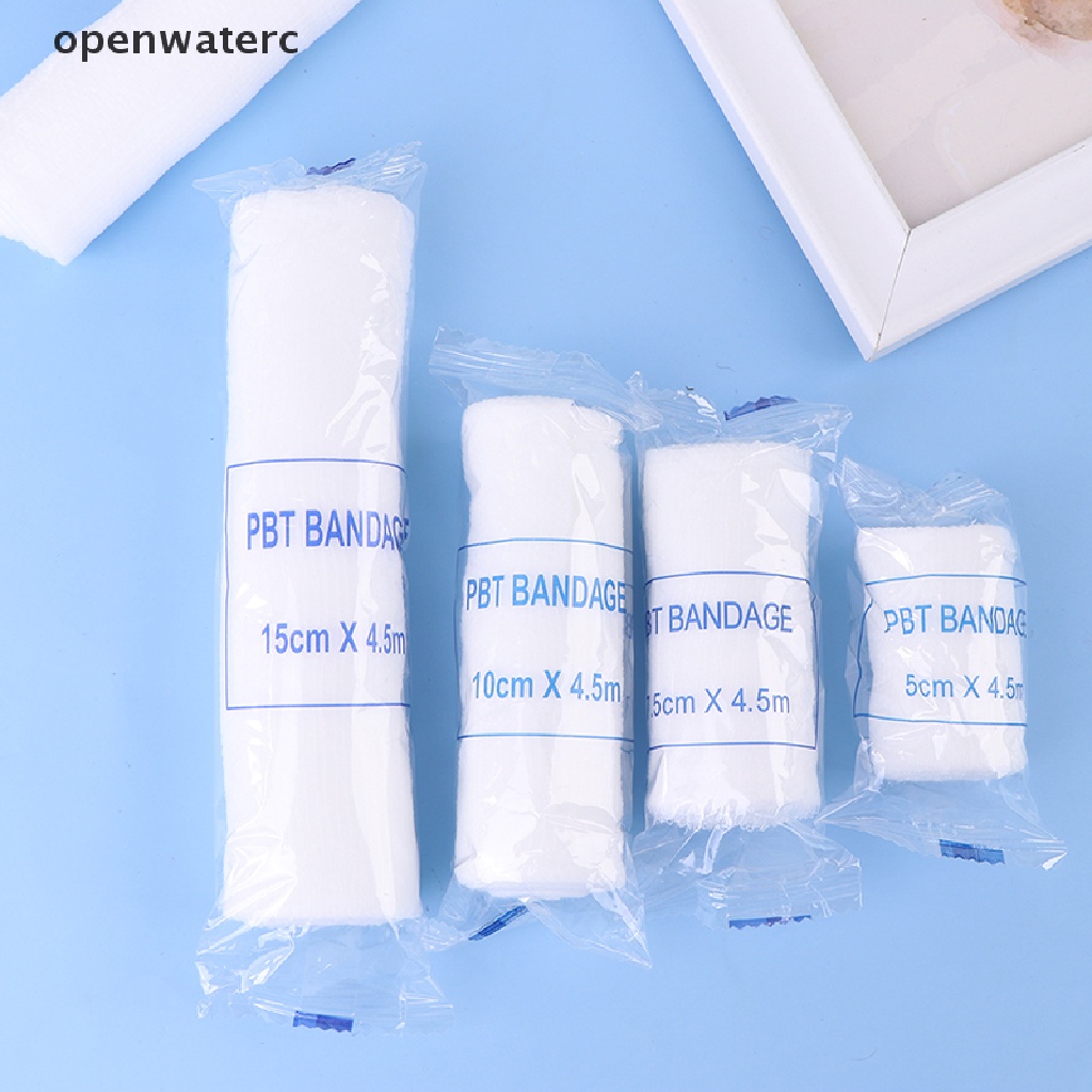 Openwaterc 4 Cuộn Băng Cứu Thương Y Tế Sơ Cứu Bằng Cotton Đàn Hồi Chăm Sóc Sức Khỏe