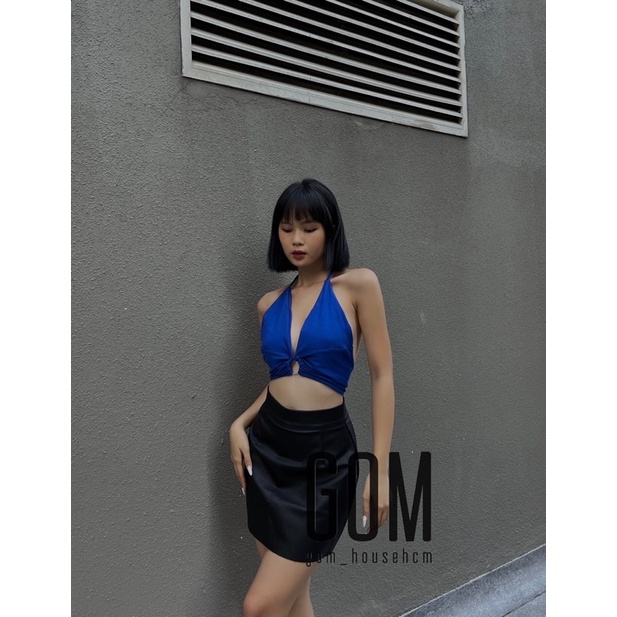 Chân váy da (Ảnh shop chụp)