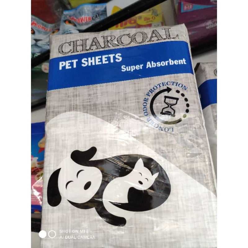 Tấm lót vệ sinh CHARCOAL pet sheets than hoạt tính SIZE S100, M50  miếng