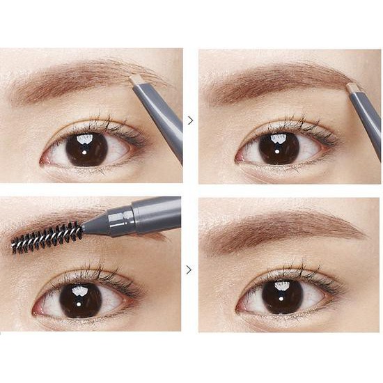 Chì kẻ chân mày 2 đầu The Face Shop Designing Eyebrow Pencil Hàn Q.