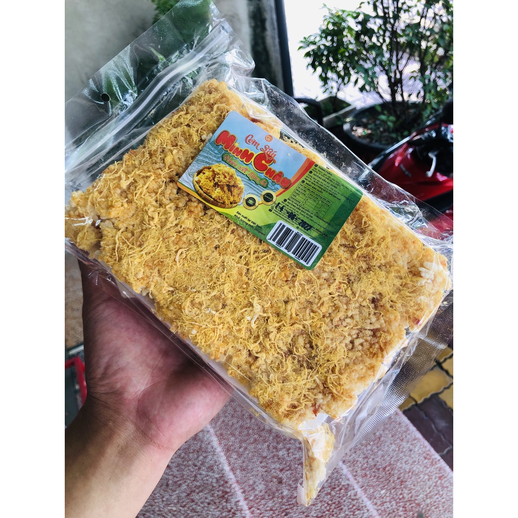 Cơm cháy Minh châu 2 lớp SIÊU NGON