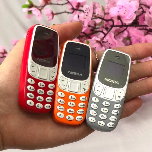 Điện thoại mini nokia 3310 2 sim 2 sóng cực khỏe, hỗ trợ nghe nhạc mp3,giả giọng,thay thế tai nghe blutooth