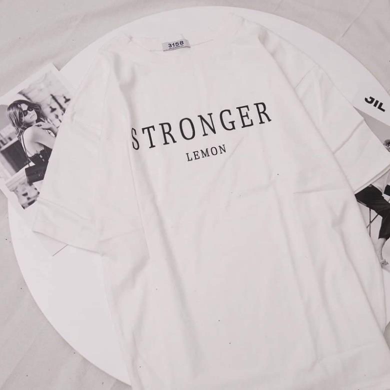 [Rẻ Vô Địch] Áo Thun Nam Nữ Form Rộng Unisex STRONGER